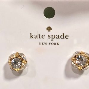 NWT Kate Spade Crystal Stud Earrings